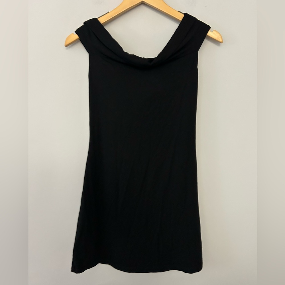 Reformation Vida Twisted Knit Mini Dress in Black - Picture 5 of 6